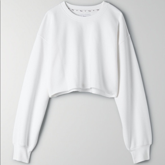 ❌SOLD❌Aritzia TNA Cozy Fleece Boyfriend Crop - Picture 4 of 10